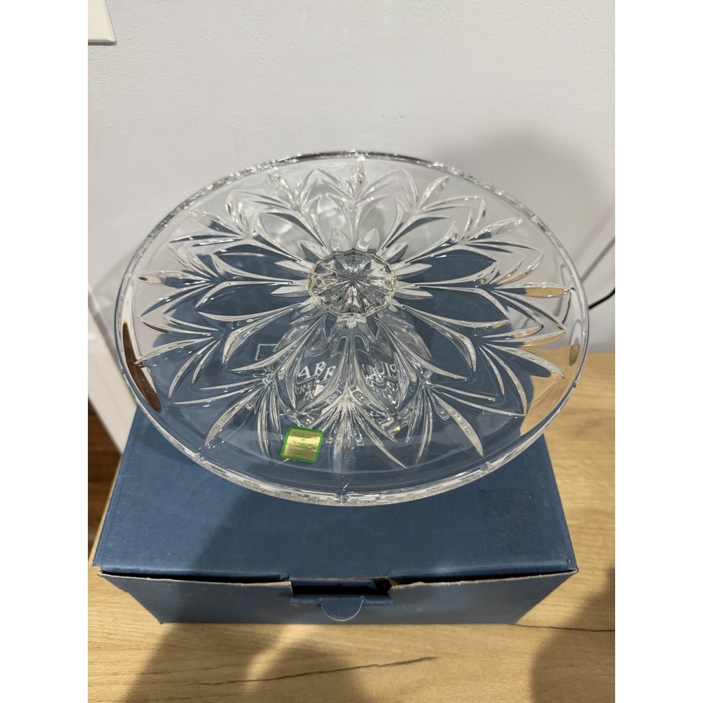 Waterford Marquis Crystal Canterbury 11" Footed Cake Plate NEW